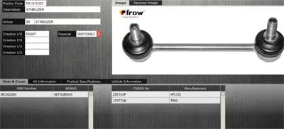 FROW 5551215023 Z Rot Stabılızer On Sag Mıtsubıshı Canter MK382985 ZR45766 LSMI766 SPE4419640 JTS7728 MI766 5014088 5614310 SL7970RM DL1449