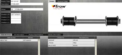 FROW 5551215027 Z Rot Stabılızer On Sag Sol Mıtsubıshı L300 1978- 1982 MB527385 8680871030706 MILS7403 JTS239 CSL05003 80941201 M405I02 DL1689 MSS8542 16LB832