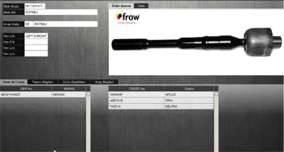 FROW 5611204017 Rot Mılı Rot Kolu Nıssan Urvan 48521VW025 SR6331 48521VW026 5861306790 S030537 48521VW285 222E25 SR4970 MR4970 60249
