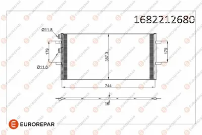 PSA 1682212680 Kondanser Klıma Radyatoru  Ford Transıt 2.2tdı V347 06- 1682212680