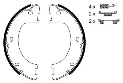 MGA 54301 El Fren Balatası-Kampana Yaysız 172mm-  Vw Crafter 06-16  Mercedes Sprınter 06-16 A9064200420 H1690 3013740082 564258 BS1208 BB1430A5 MFR602 467400 98101069014 981010690