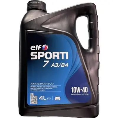 ELF 4800000006 Sportı 7 10w40 4 Lıtre Acea A3/B4, Apı Sl/Cf 