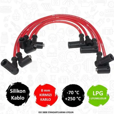 TORK C038 Performans Sılıkon Bujı Kablosu  Fıat   Uno 70 Sx 1.4ie 8v  C038