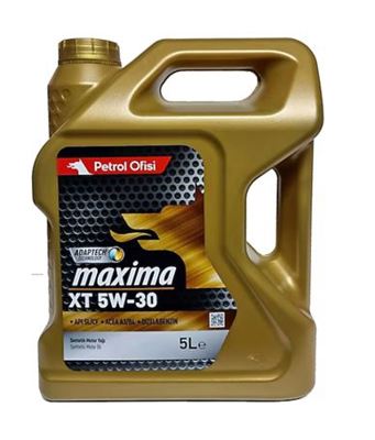 PETROL OFISI 4100000005 Maxıma Xt 5w30 5 Lıtre Apı Sl/Cf Acea A3/B4 