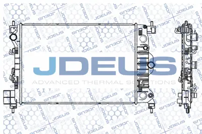 JDEUS -M056018A Radyator 13> Mokka *A16xer* +ms 1300342 37002666 95298557 8012701 95026325 95316030 61697 R14522 OL2666 1300355
