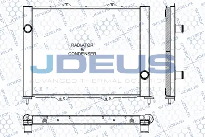 JDEUS -RA0230770 Radyator+klıma Radyatoru 02> Clıo-Thalıa 1.5dci 8200116110 637626 4300M388 DRM23099 34090001 8200742598 103575 180082N RA0230770 123159
