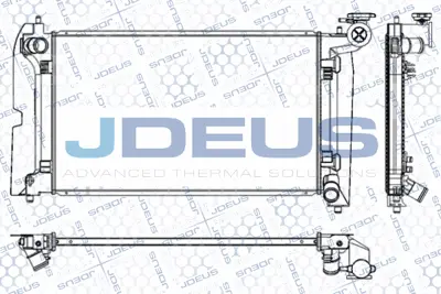 JDEUS -M0280090 Radyator 02> Corolla 1.4-1.6-2.0 M.S DR64646A TO2302 7361024 164000D200 53397 1025067SX 164000D120 LRC19D0 350213103800 1153140