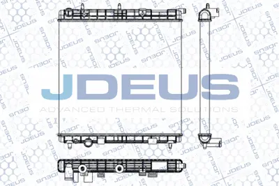 JDEUS -M0070110 Radyator 05> 207-1007-C2-C3 1.4i-1.4hdi 16v 1331TT CN2187 1330S1 2114880 KCN227 50467 PE2289 96107231 1330N3 63505