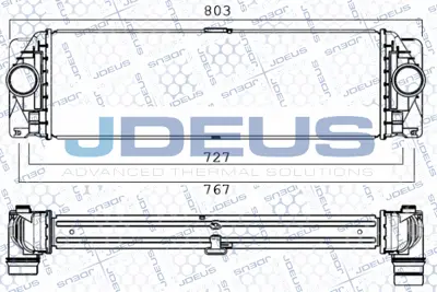 JDEUS -817M85A Turbo Radyatoru Intercooler 09> Crafter-Sprınter 350885 2E0145804A A9065010201 137018N CI368000P 240258 817M85 9065010201 466827 30505