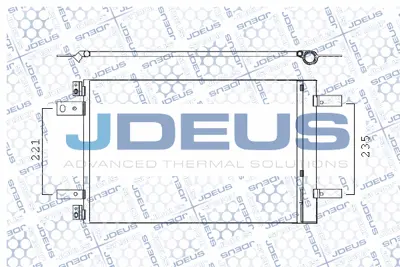 JDEUS -M7210460 Klıma Radyatoru Kondenser 14> Pt.308-3008-5008-C4.Pıcasso-Exp-Jumpy 9673629780 9816746580 CF20296 350323 CN5311D 940458 AC886000S 62025N AC886000P 822550