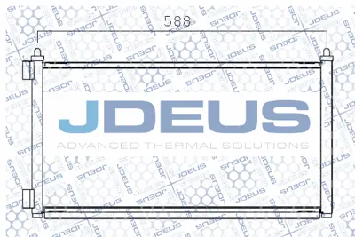 JDEUS -M7110930 Klıma Radyatoru Kondenser 02> Doblo 1.9jtd 46821270 350203154000 667066B 60175256 925519 FTA5256 667066HQ RA7110930 35496 FT5256