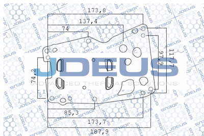 JDEUS -M4050801 Yag Sogutucu 06> 1-Serı F20-F21 3-Serı E90-F30 5-Serı F10-F11 X1-X3-X5 11428507626 106196 T438938 769280 38938 818035 31755 8507626 34224 6013715