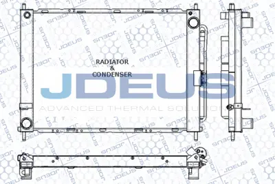 JDEUS -RA0230950 Radyator+kondenser 06> Clıo.Iıı 1.5dci 8200221498 350057 RA0230950 637636 8200688387 RTM405 104917 8093057 RT5417 8FC351319241