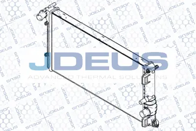 JDEUS -RA0360110 Radyator 99> Punto-Idea 1.3mjt 46834067 CR2009000P 8MK376754371 QER2174 68806 60732088 8MK376900264 1043111 22016 RA0360110