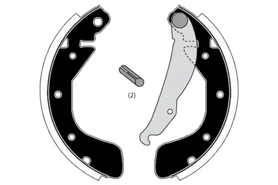 RAICAM RA28050 Pabuc Balata Ast.F-Crs.A.B-Tgr 30mm 1605041 355003421 430700 6222 58492736539 91158363 362615J 8DB355003421 361576B LS1621