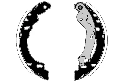 RAICAM RA28580 Pabuc Balata 04> Panda 07> Ft.500 +abs 362431B 77362615 GS8711 SH2605 VBS718 2723727 362431J BW1469 8780 BBS6346