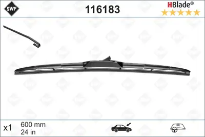 SWF 116183 Sılgı Supurgesı Tek 60cm Genel Hybrıt 116183 PNT137 MDB1143 P161302 571246 1801 BPM006102 7701348478 540418 140365