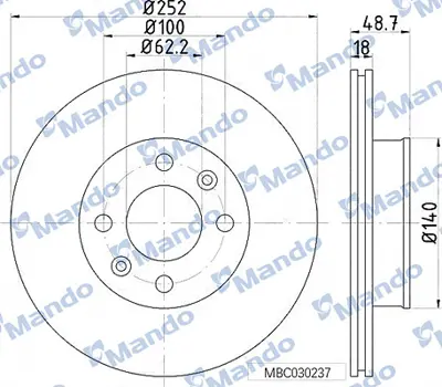 MANDO MBC030237 Dısk On Ad 08> Hı.İ10-Pıcanto 517120X700 K2009VR 986479770 BG4295 313529 197466 78BD75102 285351020 6061161 DF6116