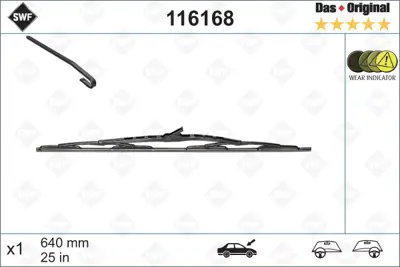SWF 116168 Sılgı Supurgesı Tek 64cm 96-03 E.Serı 3397012455