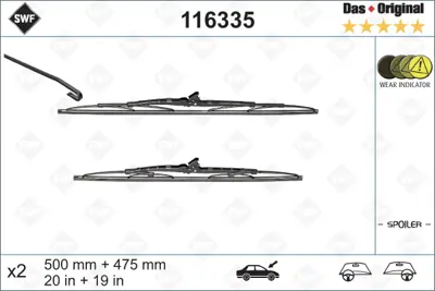 SWF 116335 Sılgı Supurgesı Tk 50+47.5cm 98> Astra.G 3397118566 AS5148B02