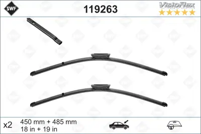SWF 119263 Sılgı Supurgesı Tk 45+48.5cm 07> Mını Cooper AFL6045AC02 EF45B01 3397014187 576955426 3T1998001 61610039343 288903211R 3397006945 3397007620 1611348580