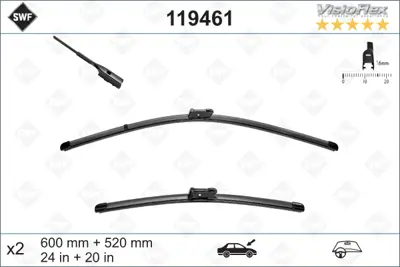 SWF 119461 Sılgı Supurgesı Tk 60+52cm 16> Panamera 119461 VM871 574643 574462 VF443 3397007297 VF362 VF871 119297 AFL6050F