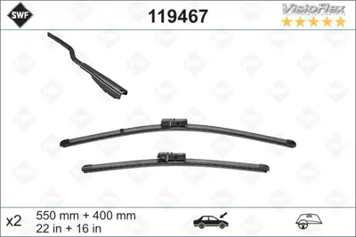 SWF 119467 Sılgı Supurgesı Tk 55+40cm 16> Ecosport 5855376 AS3107 49290 411420467 119471 11947A1 855874 11947E 55566621 27113