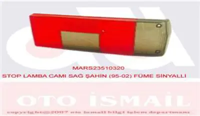 MARS M510320 Stop Camı Sag 95-02 Sahın 85011067 