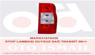 MARS M610426 Stop Sag 06-13 Transıt.V347 Duysuz 50209509 1435880 25100702A1 FD9124153 24405210 2021001034 2202962 6C1113450AA 4311971RUE 2021101034