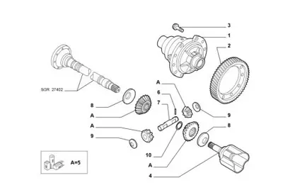 FIAT OPAR 55207525 Aks Kovanı                  Ln 55207525 46307542 699008 2144980075 617025 FI5012K KAR811 46307515 14398008S TER058