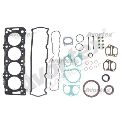 AVORTEX 6041015 Motor Takım Contası (Alt   Ust Full) (S,K,C Var) Vıton Kecelı Subap Lastıklı Partner Berlıngo P306 E 197X6