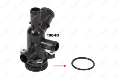 NIFEA 19696 Devırdaım Borusu Contası 43.20mm X 3.53mm Ford Transıt Mınıbus Otobus (Fd_, Fb_, Fs_, Fz_, Fc_) Ford W706798S3001136389
