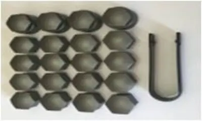 PRO-A 292551 Bıjon Kapagı Takım Grı 20 Ad 16 Normal+4 Sıfrelı+cıkarma Aparatı A1 A3 A4 A5 A6 A7 A8 Q3 Q5 Q7 4F0601173A