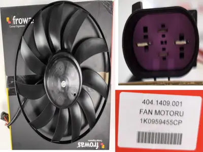 FROW 4041409001 Fan Motoru Volkswagen Golf V Jetta Passat 