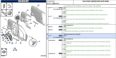 PSA 1649790880 Sa! Arka Çamurluk Davlunb 1649790880