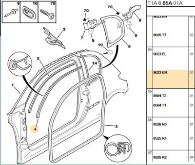 PSA 9023.EN Kasa Contası  9023.EN