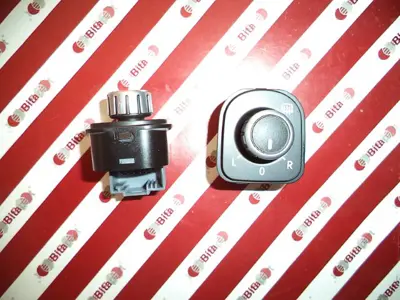 BITAPART BVO388005 Ayna Ayar Dugmesi Krom Katlanir Golf Vi Passat Tig 5K0959565