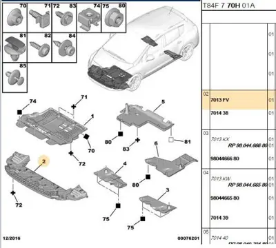 PSA 7013.FV Alt Havalandırma Bakalıtı 7013FV