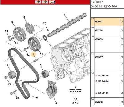 PSA 0820.17 Gergi Vıdası 0820.17