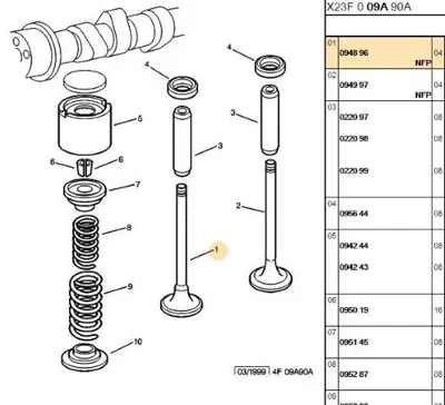 PSA 0948.96 Emme Subap S-2800 Firsat 94896 0948.96 94896 94896 