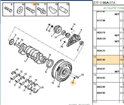 PSA 0537.40 Volan Cıvatası 0537.40