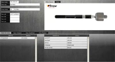 FROW 5541204033 Rot Mili Rot Kolu Hyundai I40 Vf 12- 577243Z000 577243Z000 577243Z000 577243Z000 