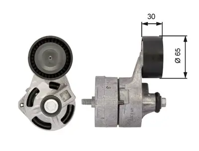 BITAPART BFO181002 Alternatör Gergi Rulmani Kutuklu Ford Transit V348 2.4 Tdci 3.2 200ps 06-11 