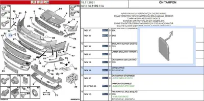 PSA 7414.YA On Tampon Kose Reflektorc 7414.YA