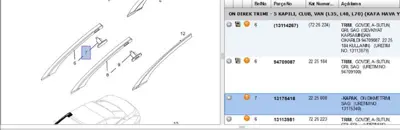 PSA 13175418 Ön Direk İç Bakalıt Kapağı : R 13175418 2225808