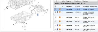 PSA 55575619 Su Pompası Cont 1334196 55575619