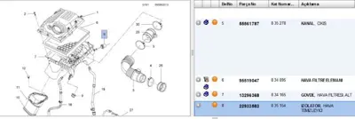 PSA 22933583 O:Ön Fil Dstk Opel 22933583 835154