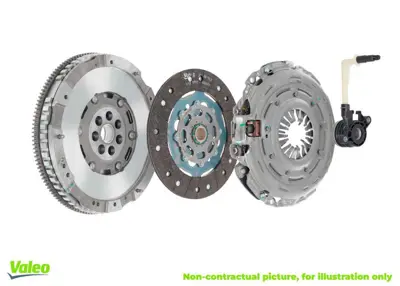 Valeo 837433 4 Lu Debriyaj Seti Volan-Baski-Disk-Rulman Renault Clio V 19- Captur Ii 20- Me  123108048R-302053202R-302057092R