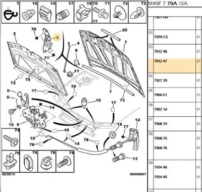 PSA 7912.47 Menteşe  791247