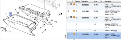 PSA 11609509 Cam Sıyırıcı Fitili Klipsi ASTRAJ 11516982 11609459 11609509 128172 2000495 2209702
